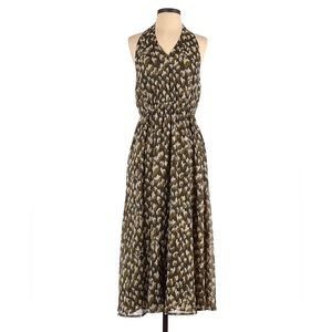 NWT Banana Republic Factory Chiffon Halter Midi Dress